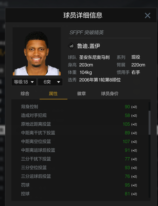 适合新手玩,600w阵容 最强盖伊 神级射手科沃尔_nba2kol2_全区全服_全
