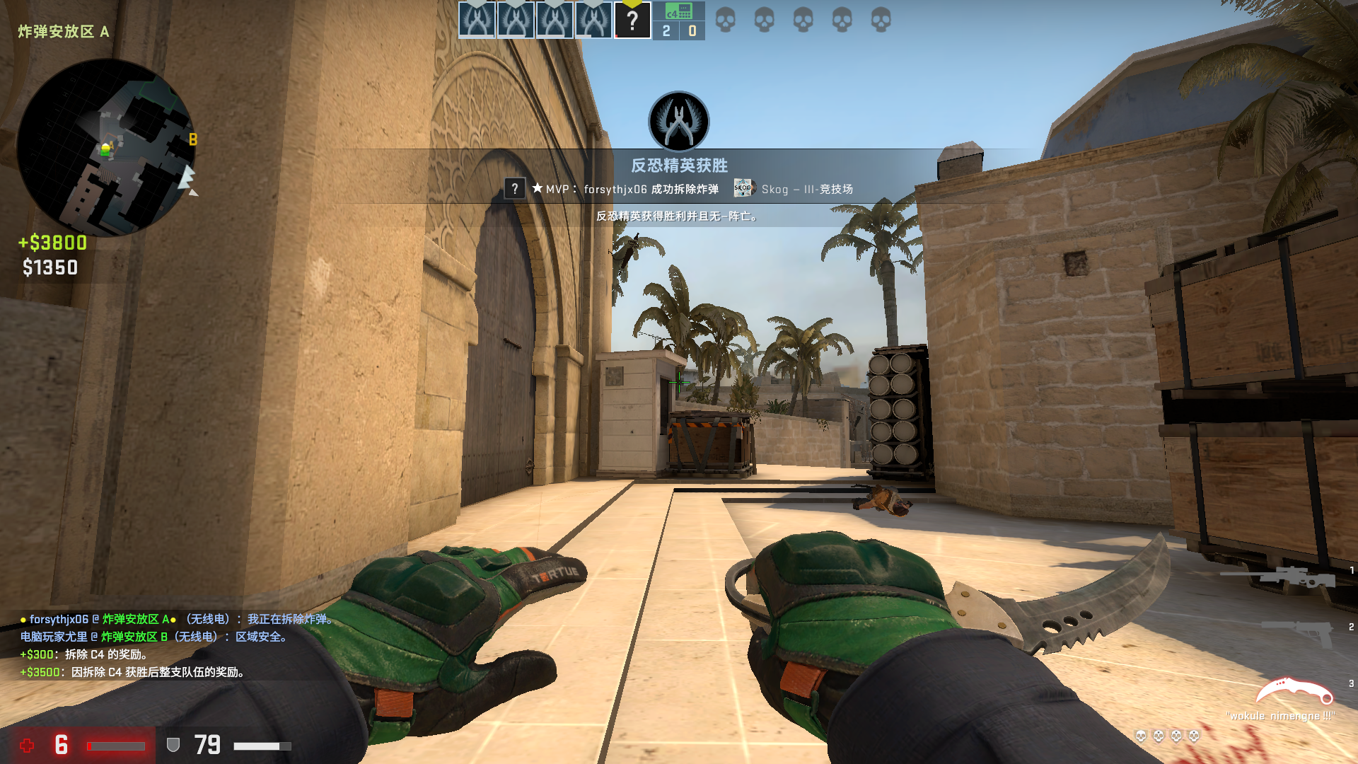 要验证码加我q原版鹰爪刀 玳瑁手套全主站带暗金音乐盒国服优先_csgo